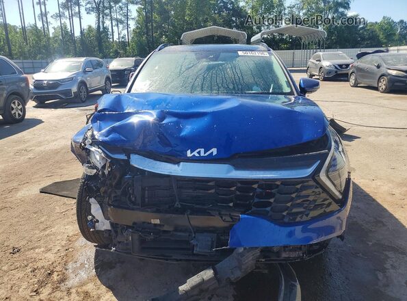 5XYK43DF4RG229236 2024 KIA SPORTAGE Blue Դիմացի տեսք