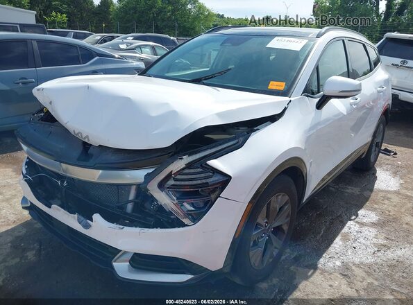 5XYK43DF8SG242576 2025 KIA SPORTAGE White Vista tres cuartos delantera izquierda