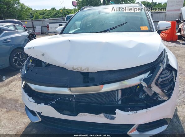 5XYK43DF8SG242576 2025 KIA SPORTAGE White Vista interior trasera