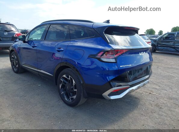 5XYK53AF0PG042591 2023 KIA SPORTAGE Синий Задняя левая четверть