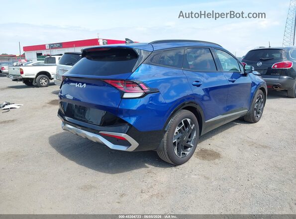 5XYK53AF0PG042591 2023 KIA SPORTAGE Синий Задняя правая четверть