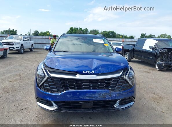 5XYK53AF0PG042591 2023 KIA SPORTAGE Синий Вид щитка приборов