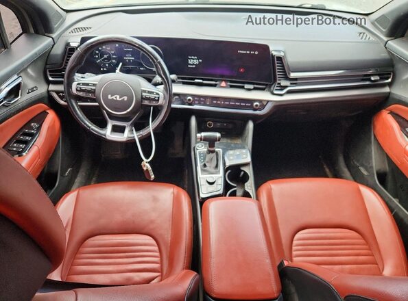 5XYK53AF0PG045829 2023 KIA SPORTAGE Gray Widok deski rozdzielczej