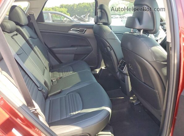 5XYK53AF3PG112455 2023 KIA SPORTAGE Бордовый Вид задней части салона