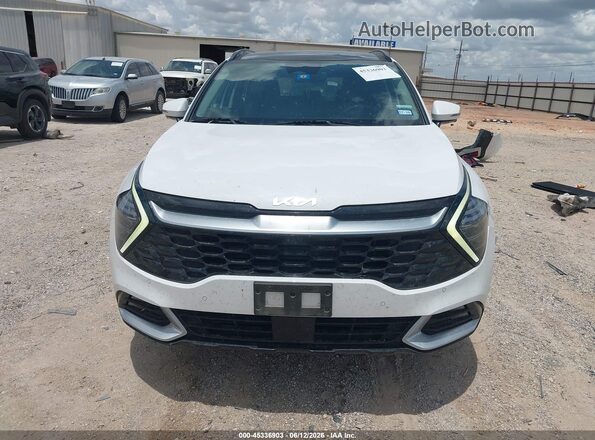 5XYK53AF6PG099913 2023 KIA SPORTAGE White Vista interior trasera