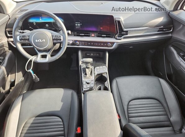 5XYK53DF0RG177648 2024 KIA SPORTAGE White Vista del salpicadero