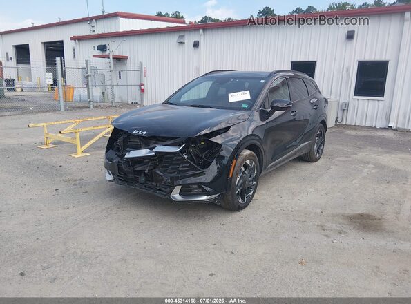 5XYK53DF0RG232695 2024 KIA SPORTAGE Black Front left
