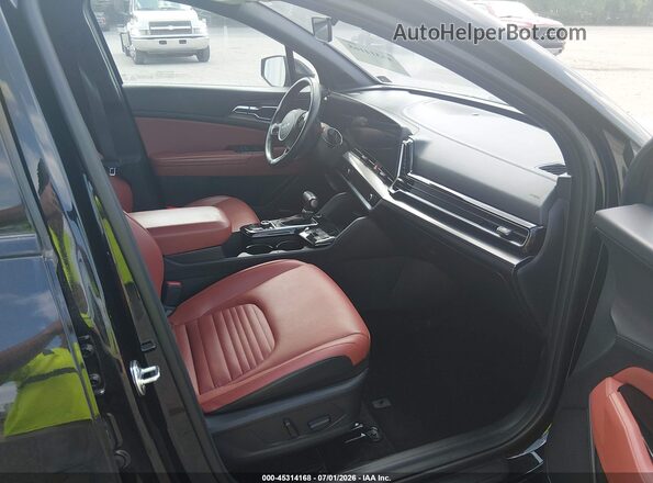 5XYK53DF0RG232695 2024 KIA SPORTAGE Black Front interior view