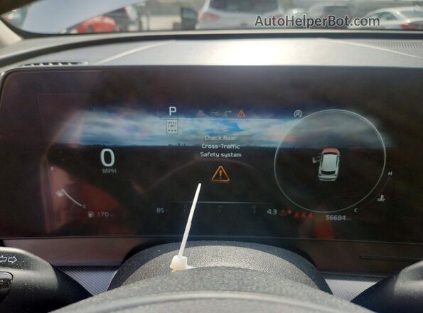 5XYK53DF1RG146490 2024 KIA SPORTAGE White Vista del cuadro de instrumentos