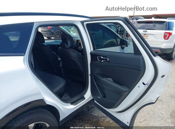 5XYK53DF2TG417354 2026 KIA SPORTAGE White VIN sticker view