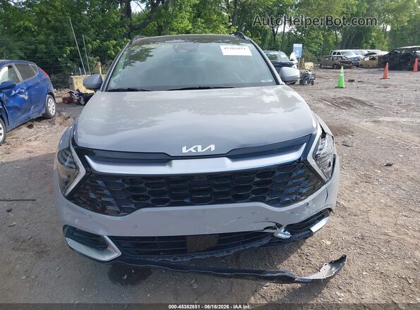 5XYK53DF4SG288371 2025 KIA SPORTAGE Gray Вид щитка приладів