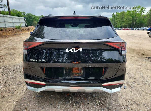 5XYK53DF6RG200639 2024 KIA SPORTAGE Black Вид ззаду
