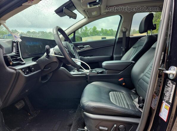 5XYK53DF6RG200639 2024 KIA SPORTAGE Black Вид салону спереду