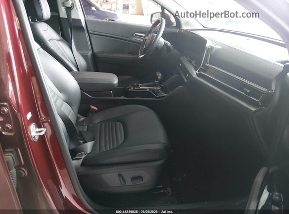5XYK53DF6SG259485 2025 KIA SPORTAGE Red Front interior view