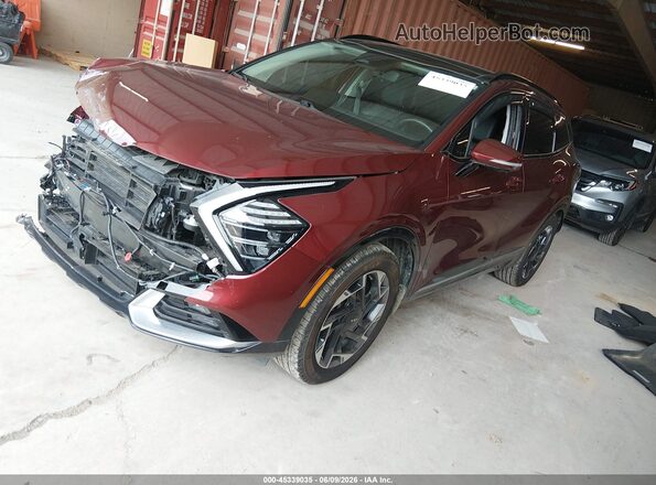 5XYK53DF6SG259485 2025 KIA SPORTAGE Red Front left