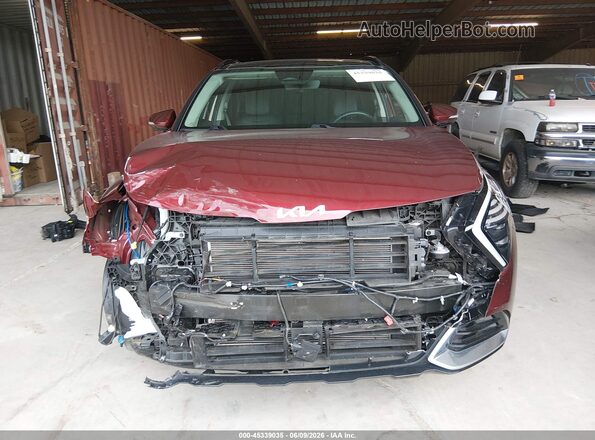 5XYK53DF6SG259485 2025 KIA SPORTAGE Red Rear interior view