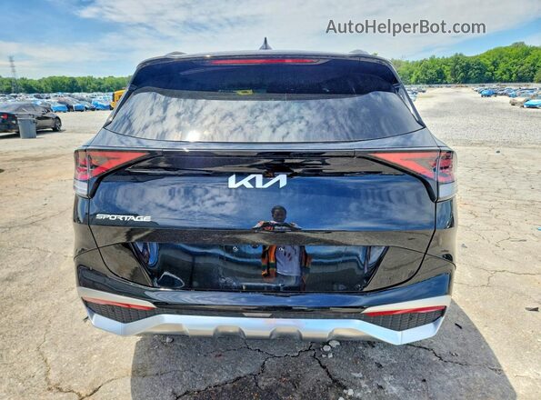 5XYK53DFXSG326685 2025 KIA SPORTAGE Black Rear view