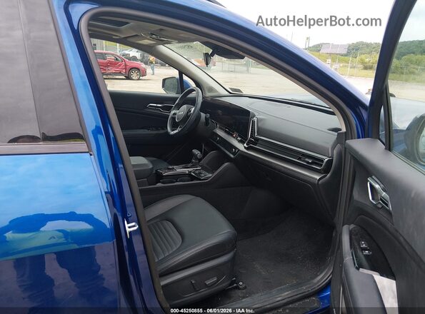 5XYK5CDF1SG303621 2025 KIA SPORTAGE Blue Widok wnętrza z przodu