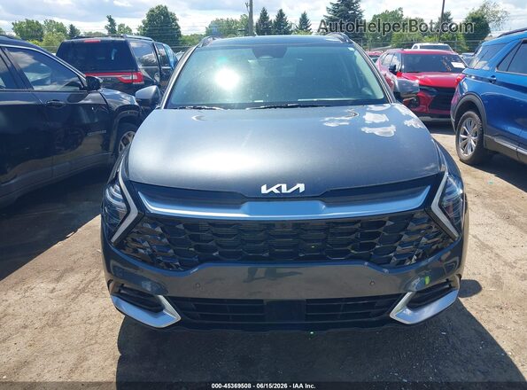 5XYK5CDF7SG234319 2025 KIA SPORTAGE Gray Vista del cuadro de instrumentos