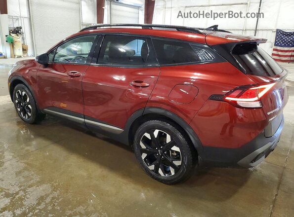 5XYK6CAF0PG093344 2023 KIA SPORTAGE Maroon უკანა მარცხენა