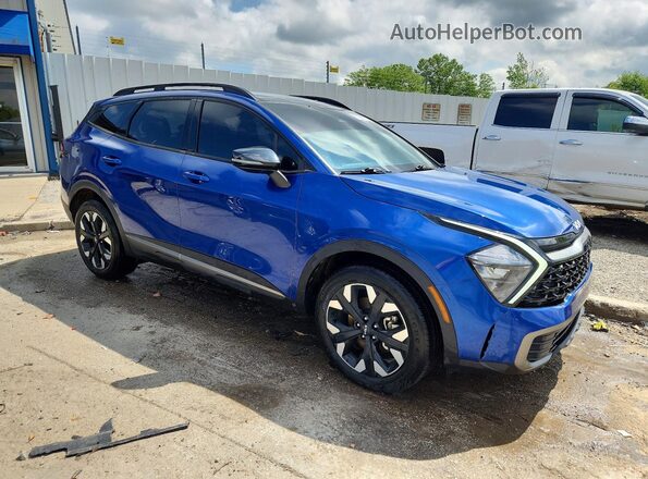5XYK6CAF3PG032893 2023 KIA SPORTAGE Blue Передня права чверть