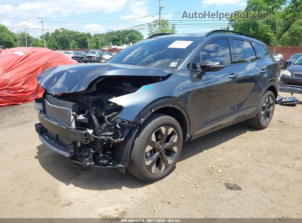 5XYK6CDF0RG222150 2024 KIA SPORTAGE Blue Առջևի ձախ երեք քառորդ տեսարան