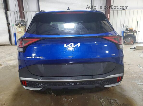 5XYK6CDF1RG210444 2024 KIA SPORTAGE Blue Вид ззаду