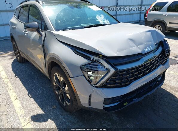 5XYK6CDF2RG199177 2024 KIA SPORTAGE Gray Front view