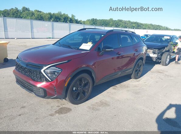 5XYK6CDF2SG258038 2025 KIA SPORTAGE Red Przód lewy