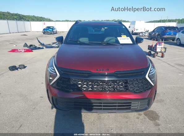 5XYK6CDF2SG258038 2025 KIA SPORTAGE Red Widok zestawu wskaźników