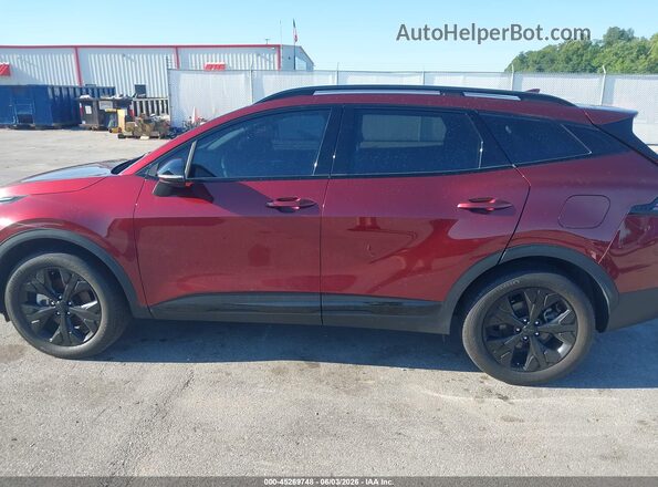 5XYK6CDF2SG258038 2025 KIA SPORTAGE Red Widok wnętrza 360 stopni