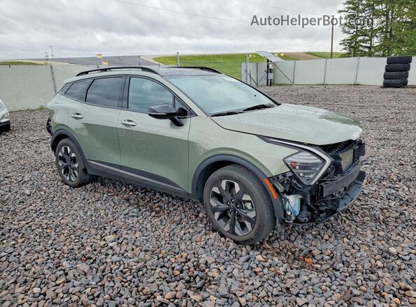 5XYK6CDF3RG157567 2024 KIA SPORTAGE Green Front right
