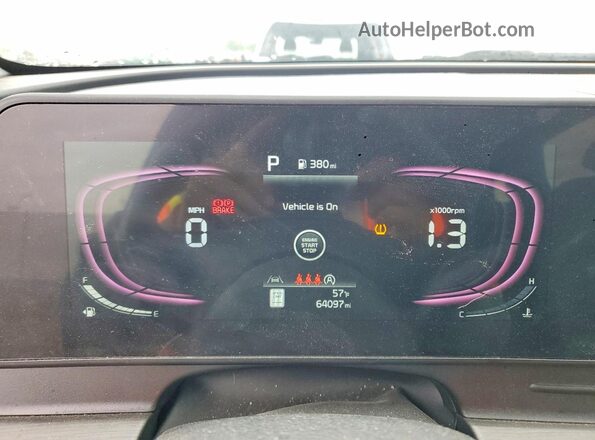 5XYK6CDF3RG157567 2024 KIA SPORTAGE Green Instrument cluster view