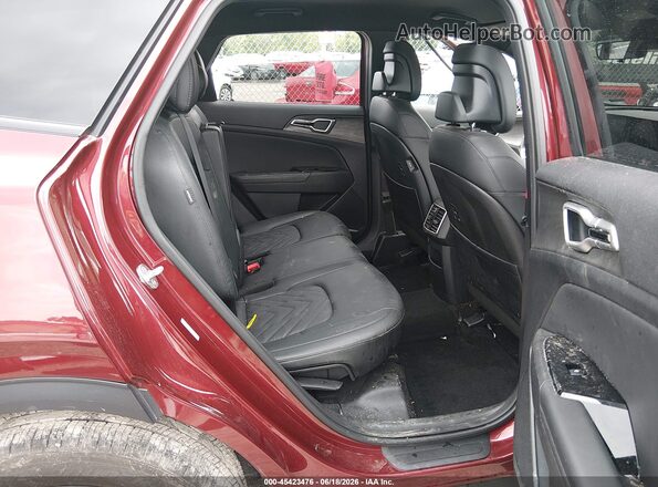 5XYK6CDF4SG254539 2025 KIA SPORTAGE Бордовый Вид наклейки с VIN-кодом