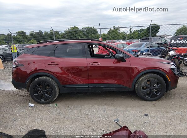 5XYK6CDF4SG254539 2025 KIA SPORTAGE Бордовый Панорамный вид салона 360°