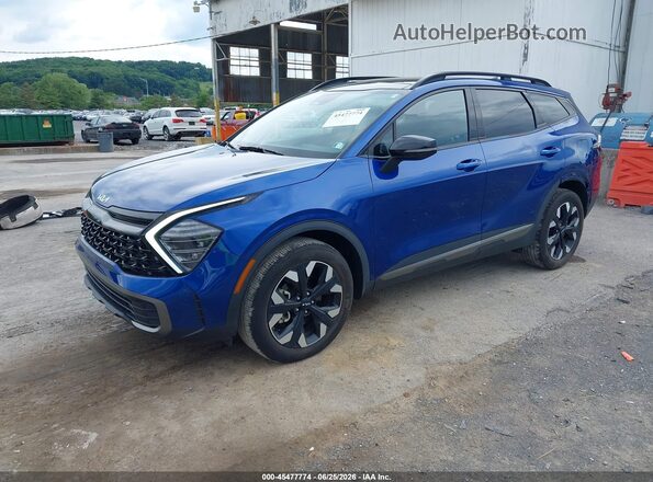 5XYK6CDF5RG160373 2024 KIA SPORTAGE Blue Vista tres cuartos delantera izquierda