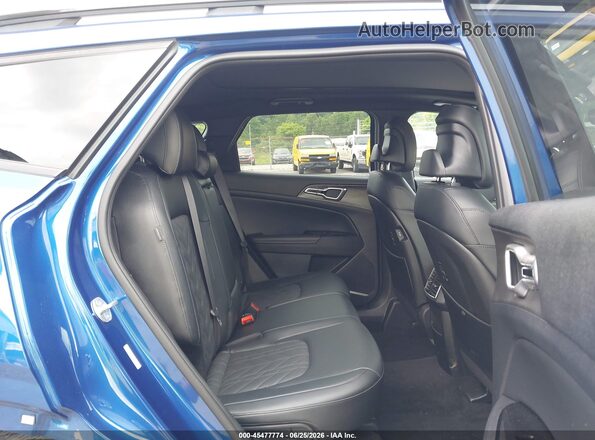 5XYK6CDF5RG160373 2024 KIA SPORTAGE Blue Vista de la etiqueta del VIN