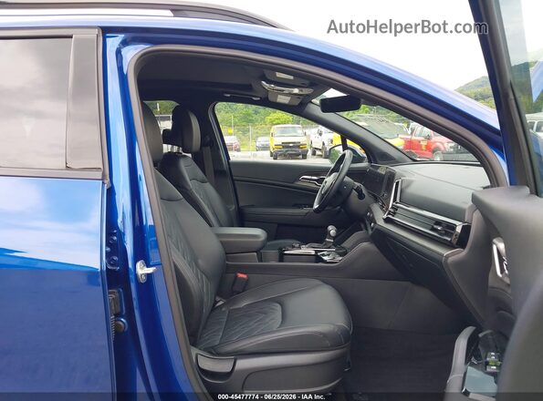 5XYK6CDF5RG160373 2024 KIA SPORTAGE Blue Vista interior delantera
