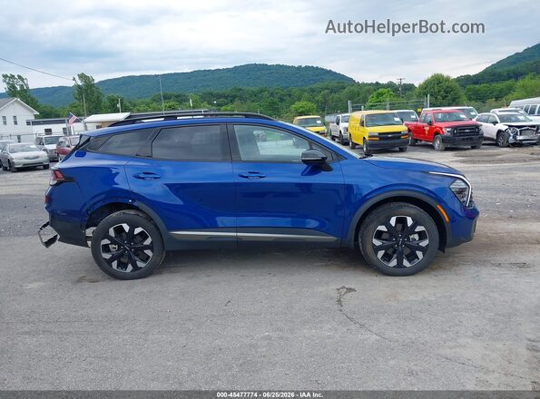 5XYK6CDF5RG160373 2024 KIA SPORTAGE Blue Vista interior de 360 grados