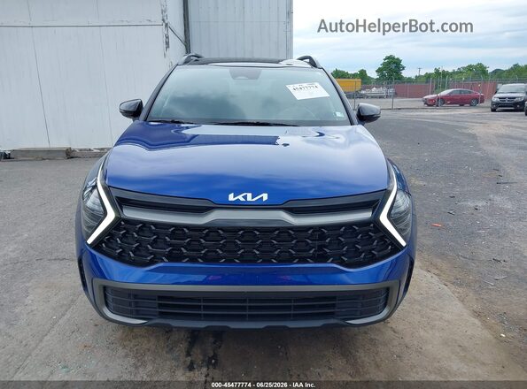 5XYK6CDF5RG160373 2024 KIA SPORTAGE Blue Vista interior trasera