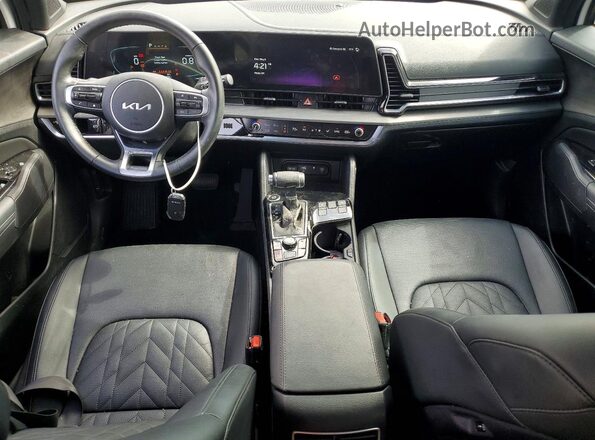 5XYK6CDF6SG274436 2025 KIA SPORTAGE White Вид панелі приладів