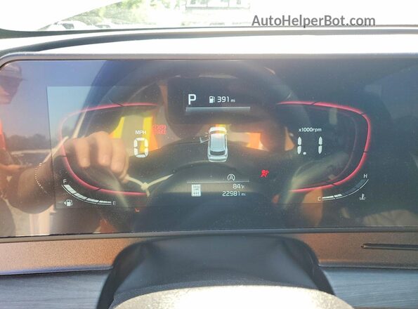 5XYK6CDF7SG277362 2025 KIA SPORTAGE White Vista del cuadro de instrumentos