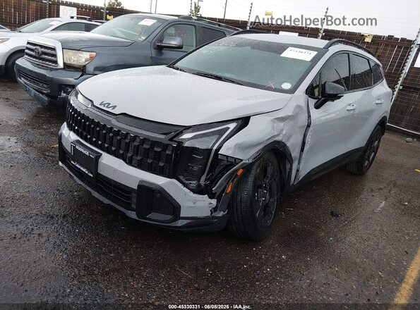 5XYK6CDF7TG323497 2026 KIA SPORTAGE Gray წინა მარცხენა ხედი სამი მეოთხედიდან