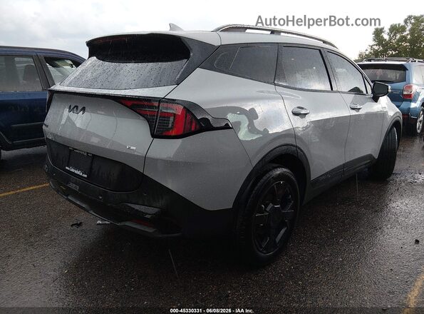 5XYK6CDF7TG323497 2026 KIA SPORTAGE Gray უკანა მარჯვენა