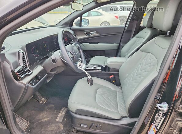 5XYK6CDF8RG140800 2024 KIA SPORTAGE Черный Вид салона спереди