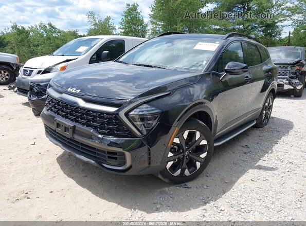 5XYK6CDF8RG186255 2024 KIA SPORTAGE Black Передня ліва чверть