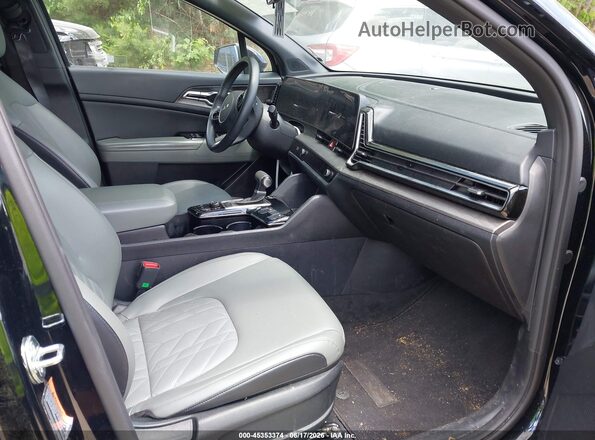 5XYK6CDF8RG186255 2024 KIA SPORTAGE Black Вид салону спереду