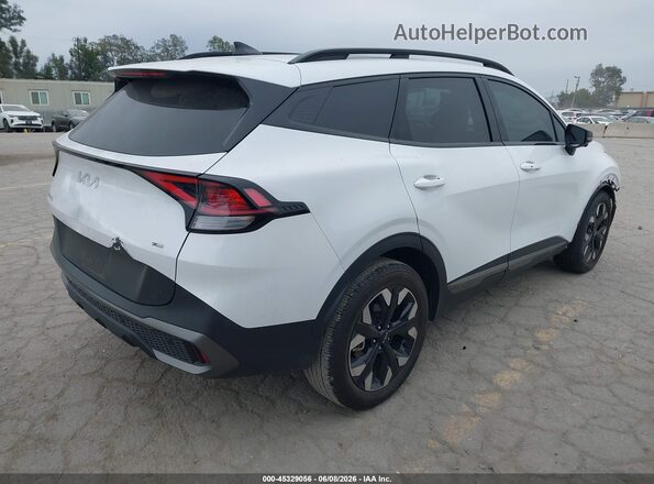 5XYK6CDF8RG198938 2024 KIA SPORTAGE White უკანა მარჯვენა
