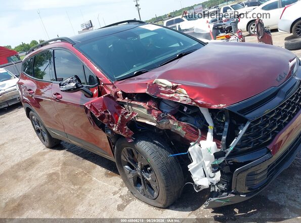 5XYK6CDF8SG274342 2025 KIA SPORTAGE Maroon Панорамний вид салону 360°