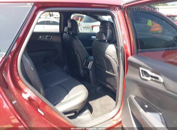 5XYK6CDF8SG274342 2025 KIA SPORTAGE Maroon Вид наклейки з VIN-кодом